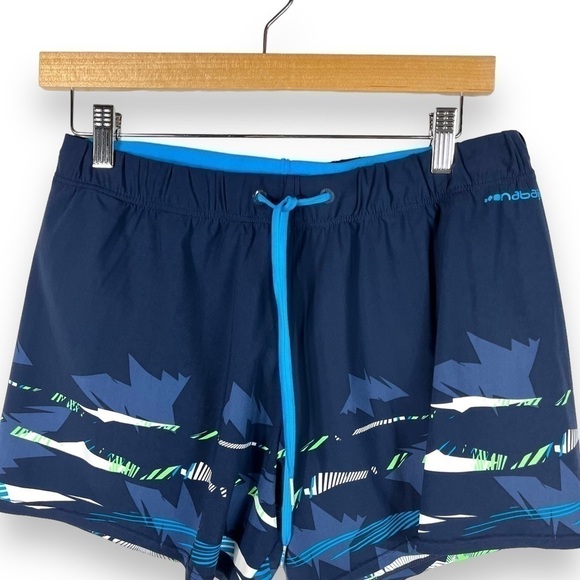 4 for $20 SALE! Nabaiji Mens Swim Trunks Shorts Swimsuit, Blue Multi, Size S - Picture 2 of 7